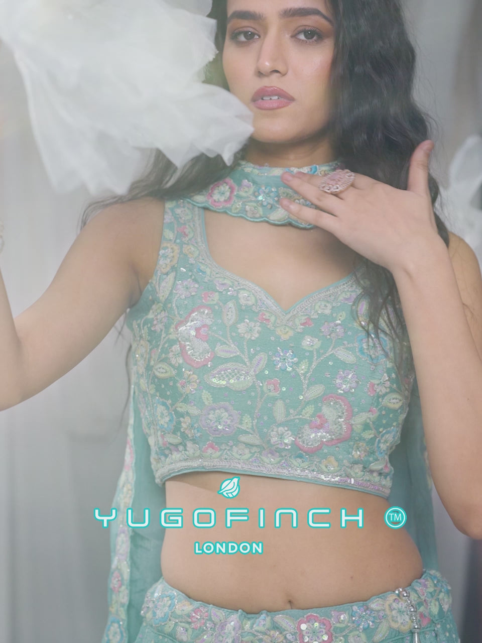 Women's Designer - Lahenga Choli - Semi Stitched