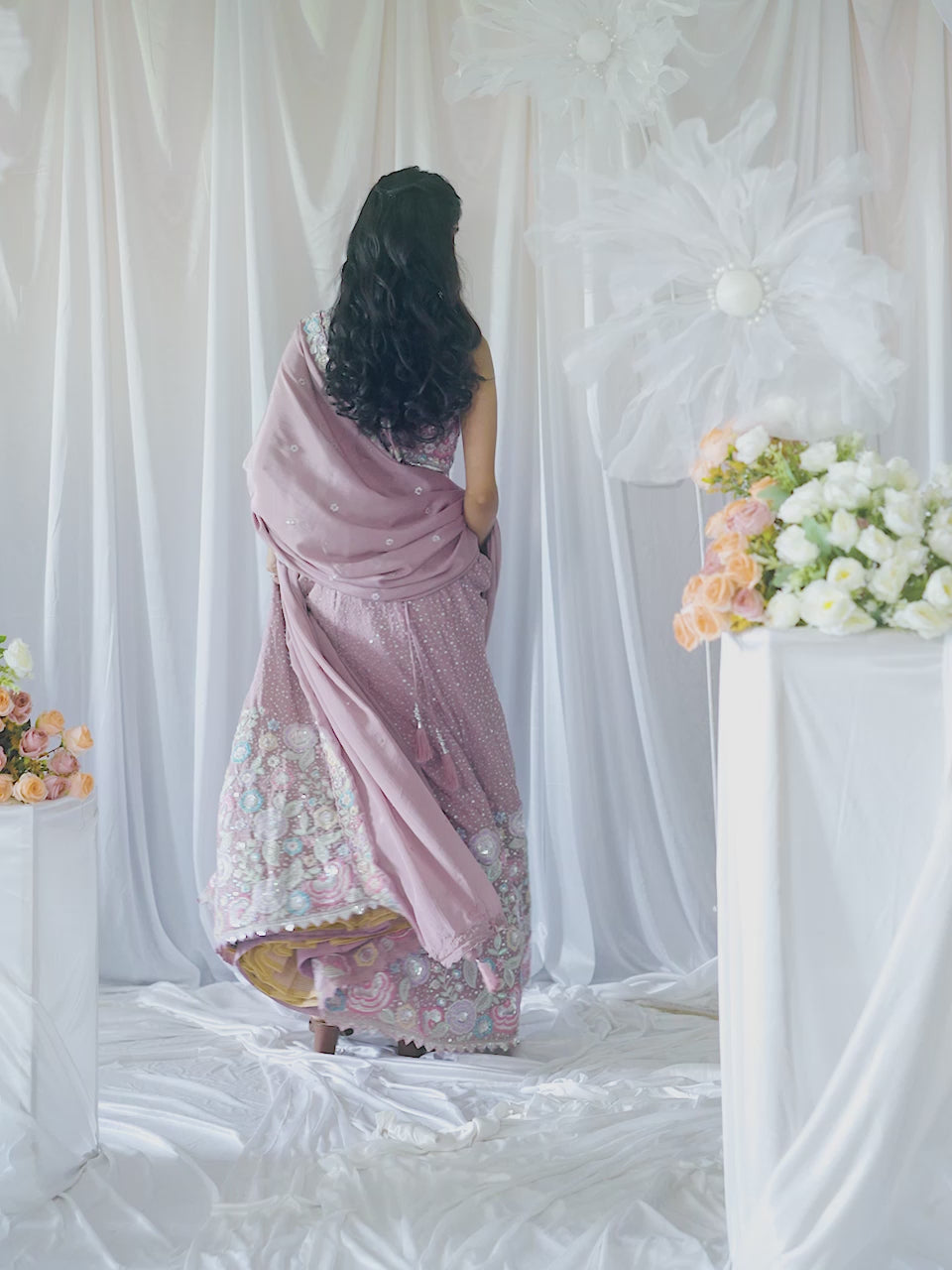 Women's Designer - Lahenga Choli - Semi Stitched