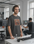 Unisex Yugofinch Oversized Printed T-Shirt