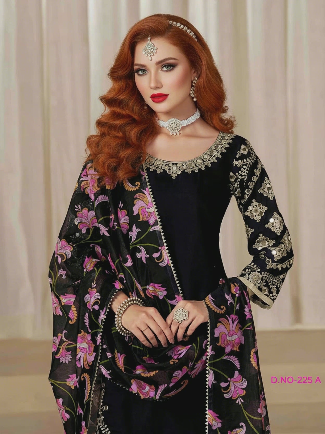 Women's Salwar Suit - Semi Stitched