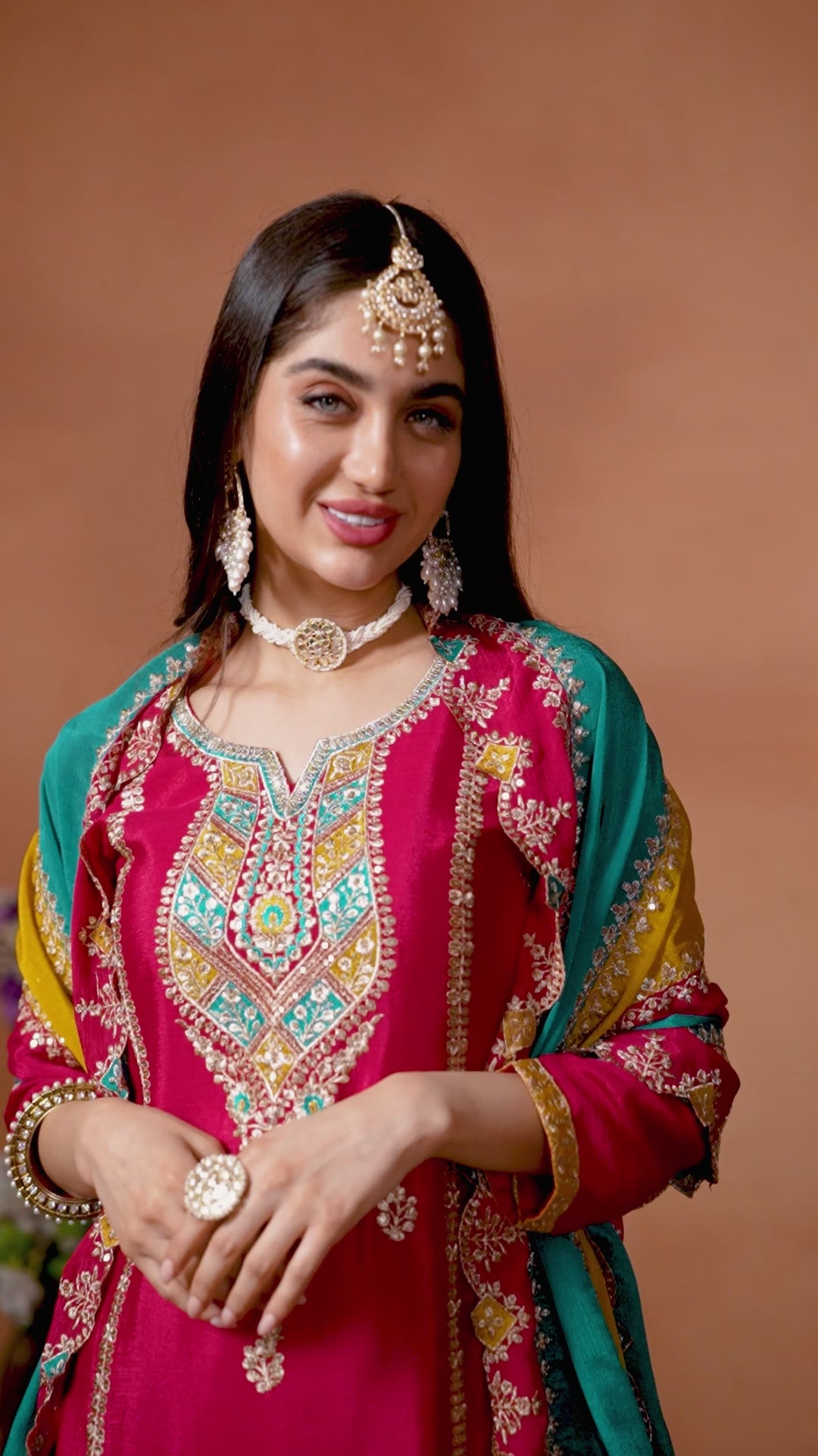 Women's Salwar Suit - Semi Stitched