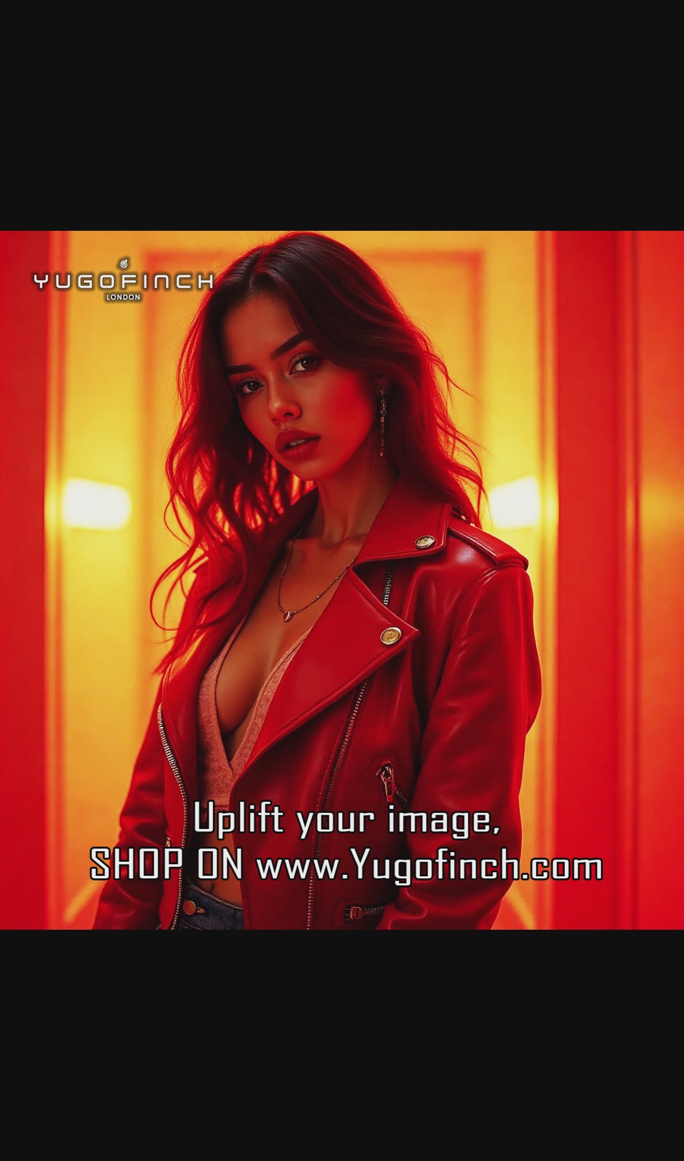 Haining leather leather jacket