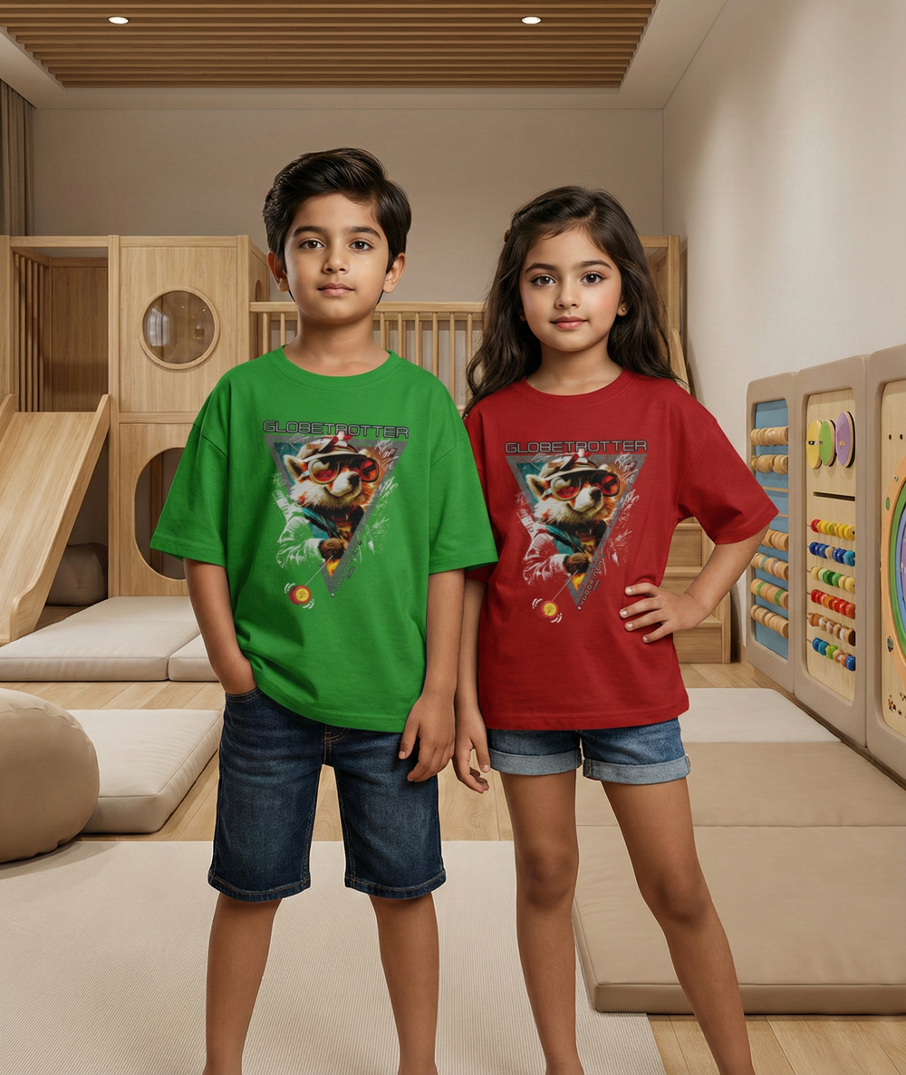 Unisex Crew Neck T-Shirt - 1 month to 13 years - 9 colors