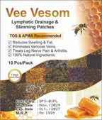 Bee venom Lymphatic damage & Sliming Patches (10 Patches)