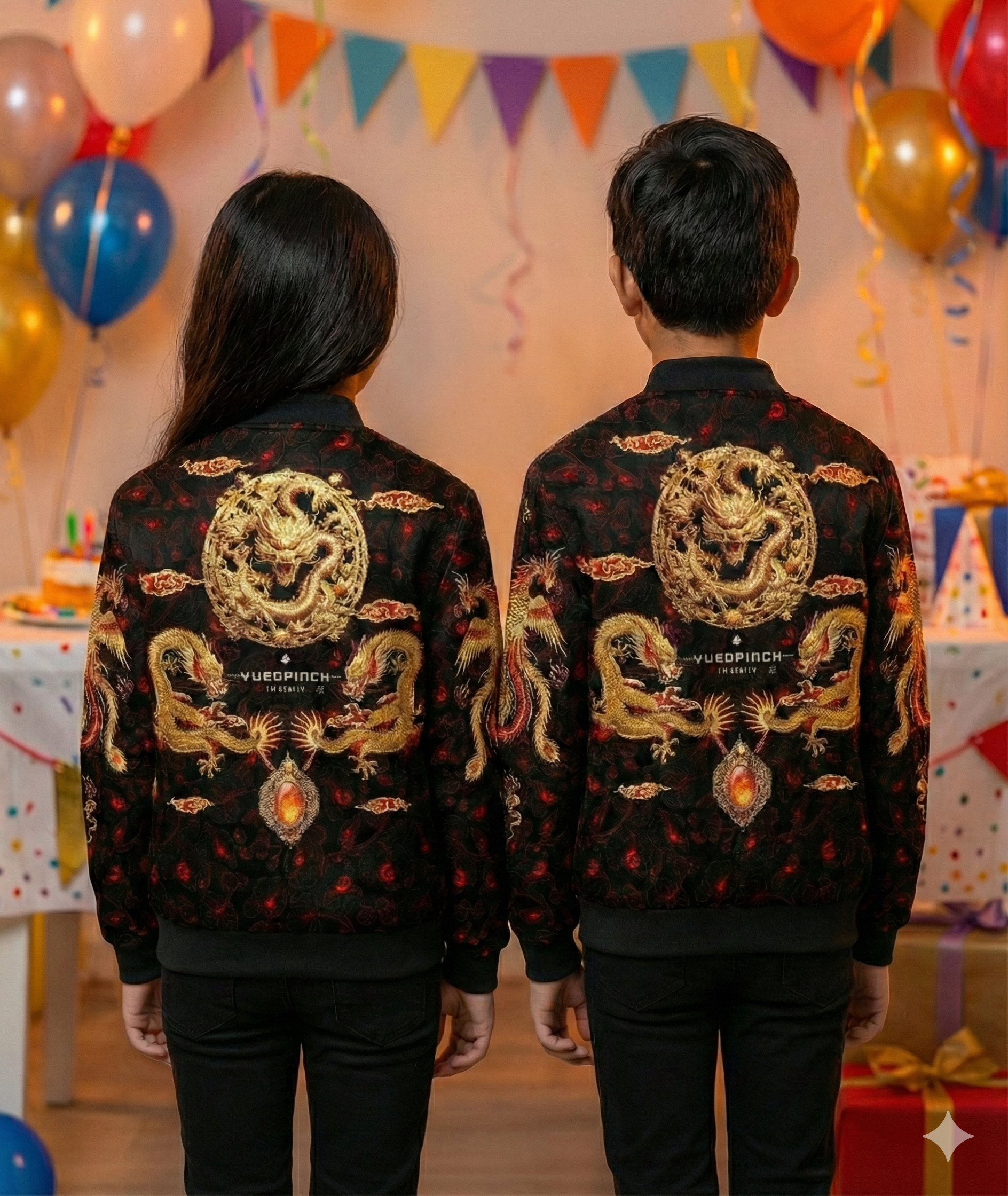 Unisex AOP Kids Party Bomber Jacket