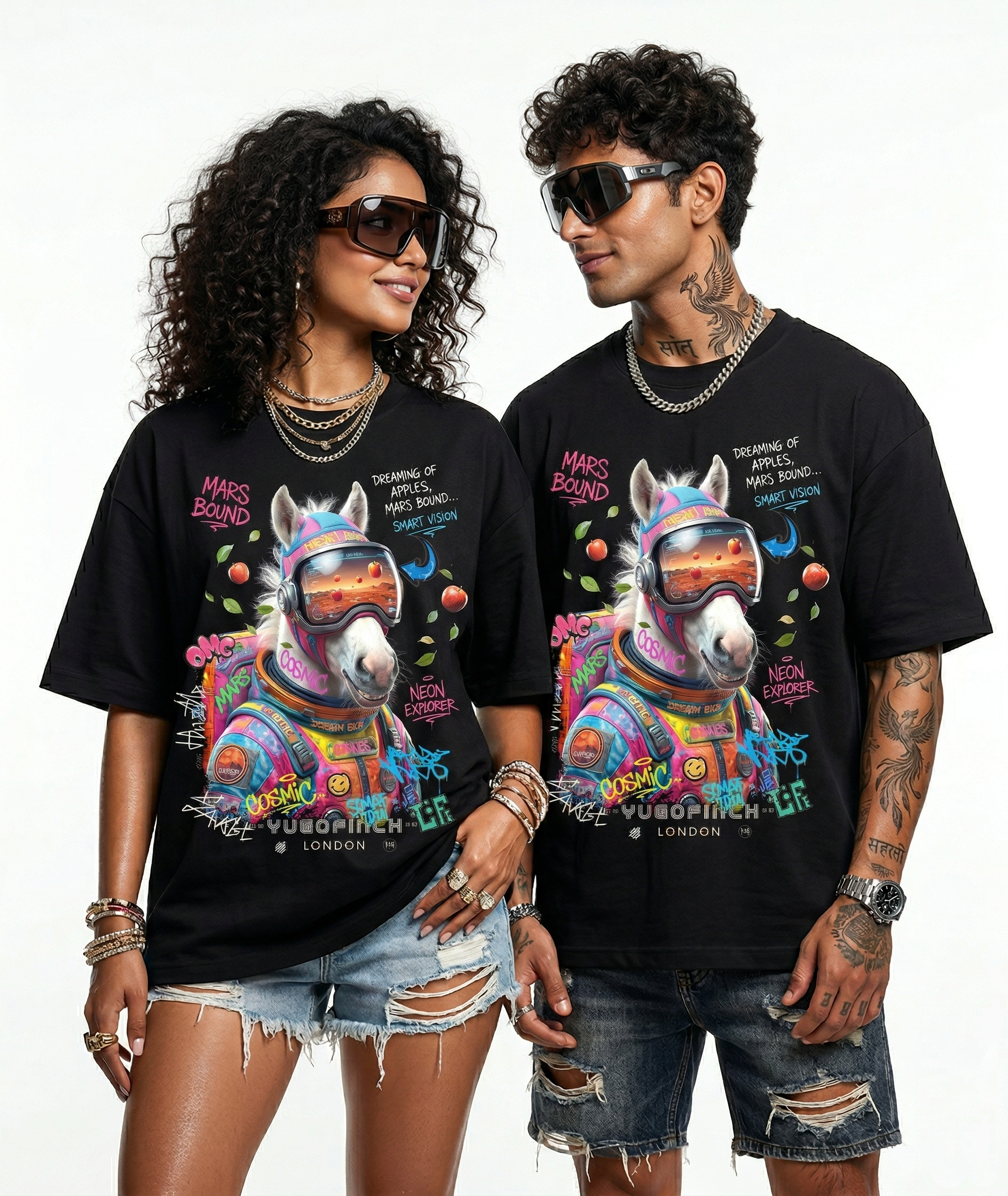 Unisex Supima cotton Mar Horse T-Shirt - 3 colors - 9 sizes