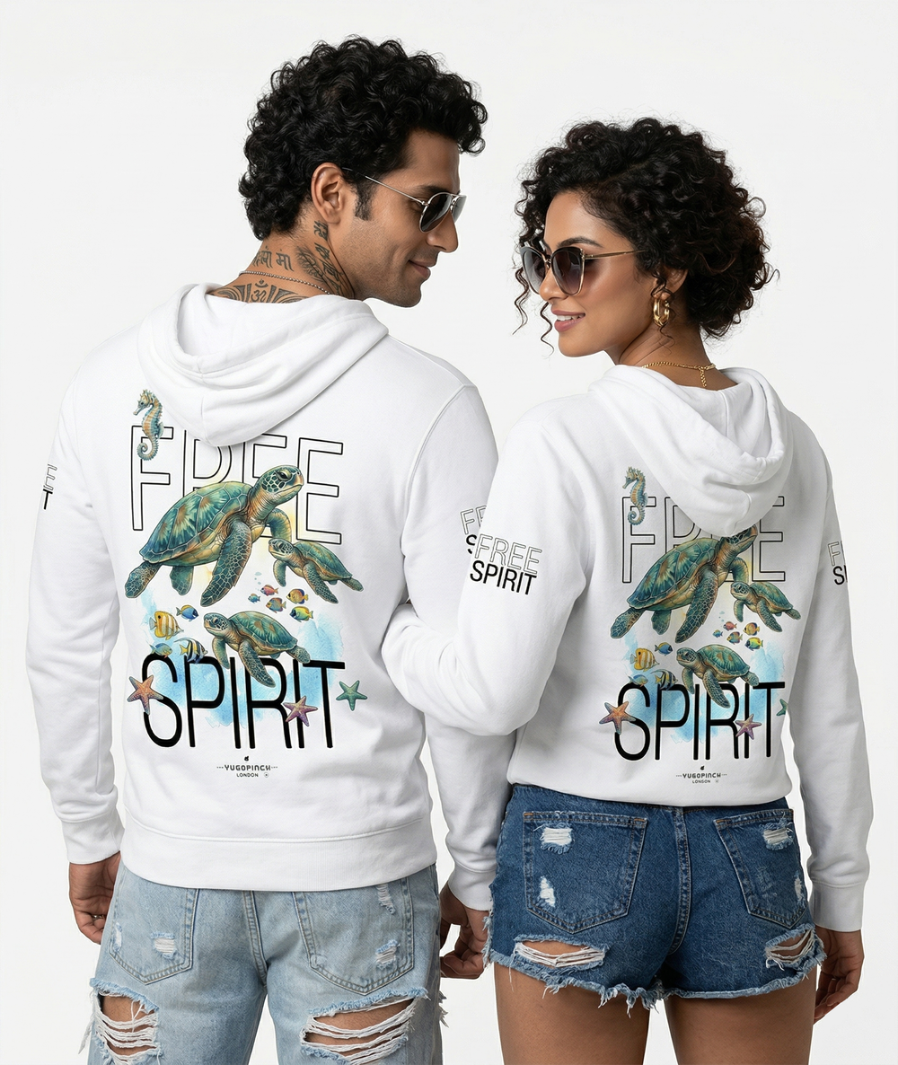 Unisex Zip Free Spirit Hoodie - 6 sizes