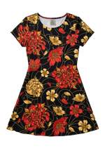 AOP A line beathable poly-spandex blend, this 220 GSM Dress