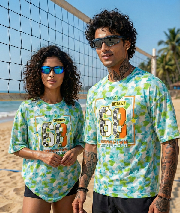 Unisex Adults AOP Oversized Tee - Image 2