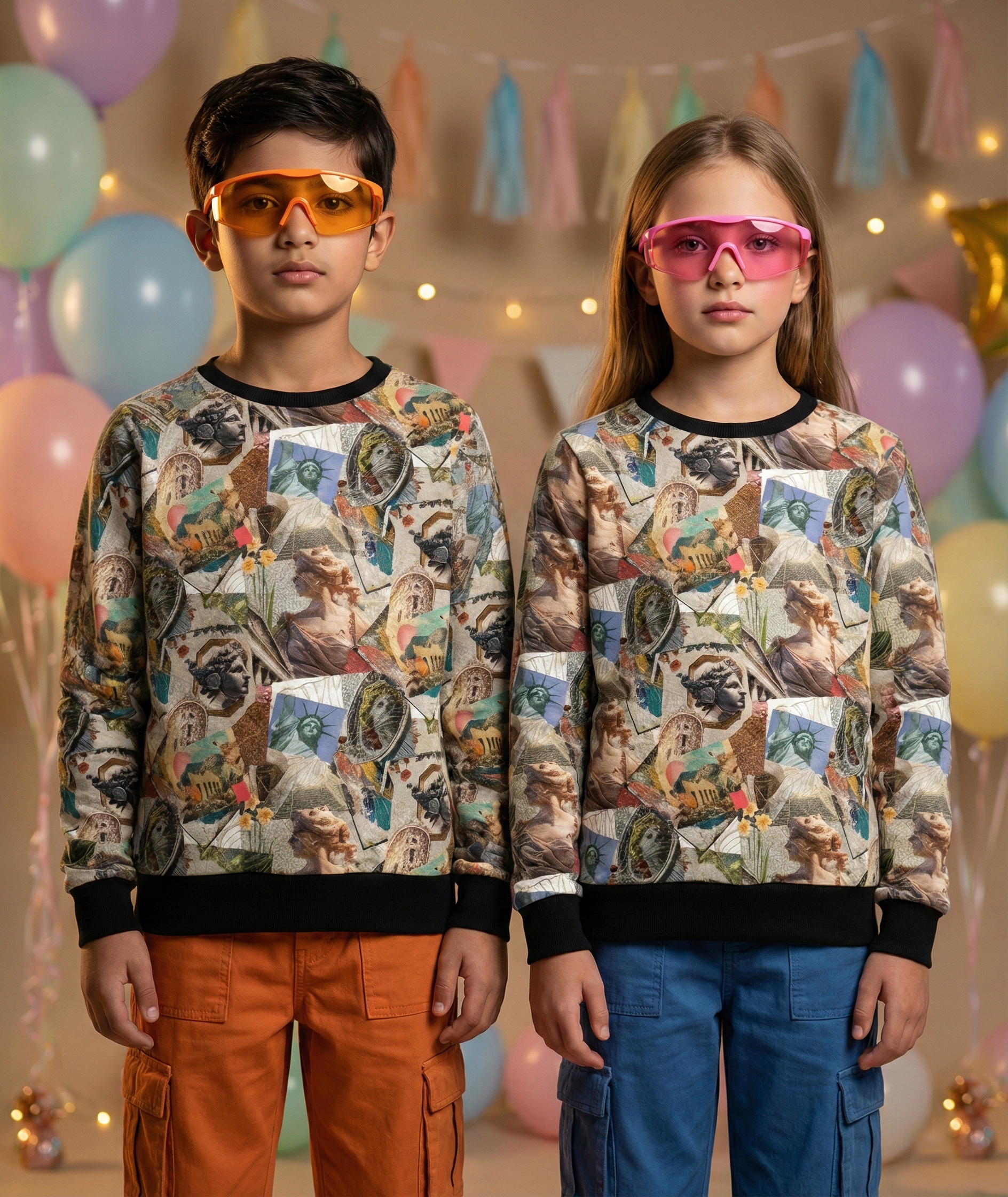 Unisex AOP Kids Party Sweatshirt - 5 to 13 years